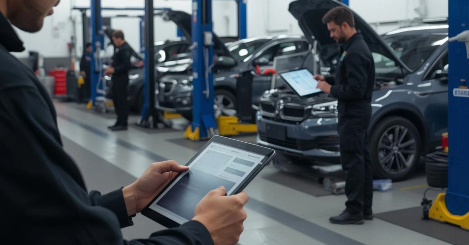 Auto in der Werkstatt – Abrechnung im Kfz-Betrieb digitalisieren, Digitale Schadenmanagement in München – Partner für die Werkstatt